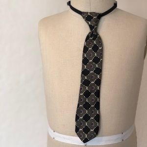 Children’s Elastic Vintage Silk Tie